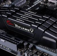 GSKILL RipjawsV 64GB (2x32)  Siyah DDR4-3600Mhz CL18 DUAL F4-3600C18D-64GVK (18-22-22-42) 1.35V PC RAM